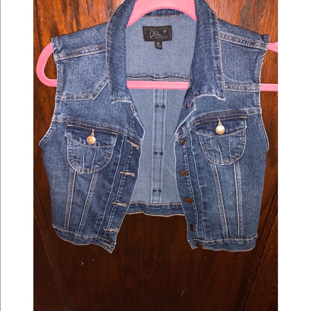 jean vest